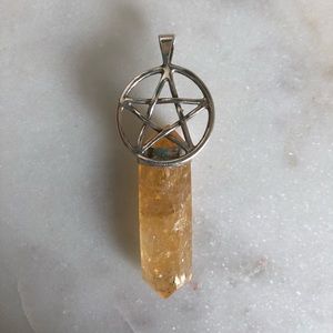 Citrine Crystal Pendant